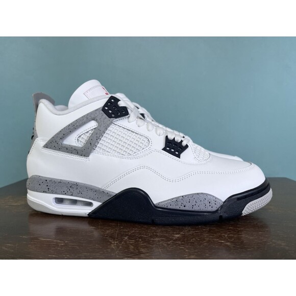 Nike Air Jordan 4 Retro OG "White Cement" 2025 Men's Size 15 FV5029-100 - Picture 2 of 11